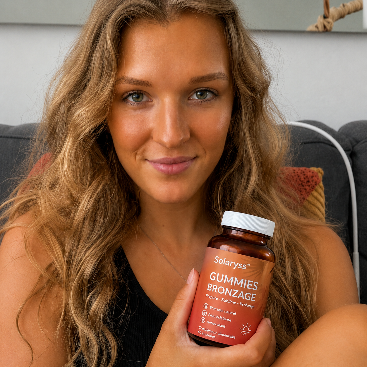 Solaryss gummies bronzage - ventre