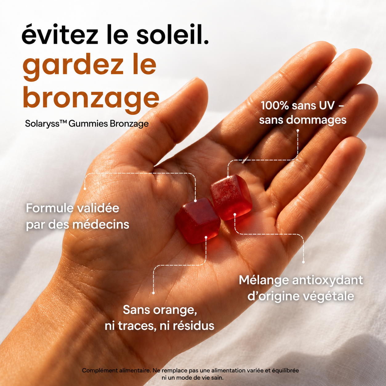 Gummies bronzage pour glow naturel 2